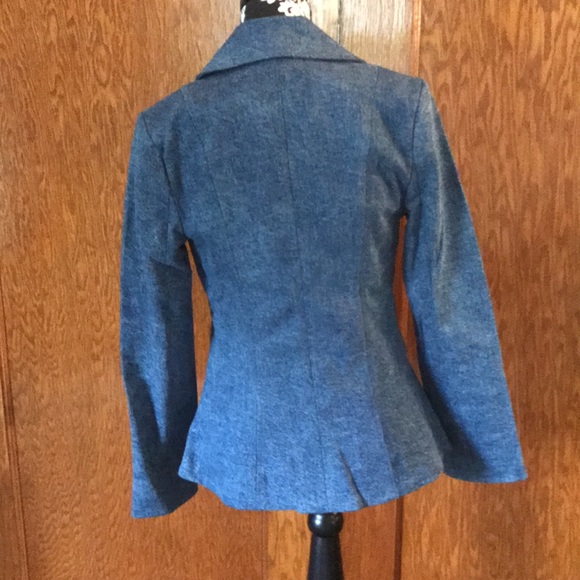 J Brand x Halpern Tailored Denim Blazer Size M NWT - Picture 8 of 12